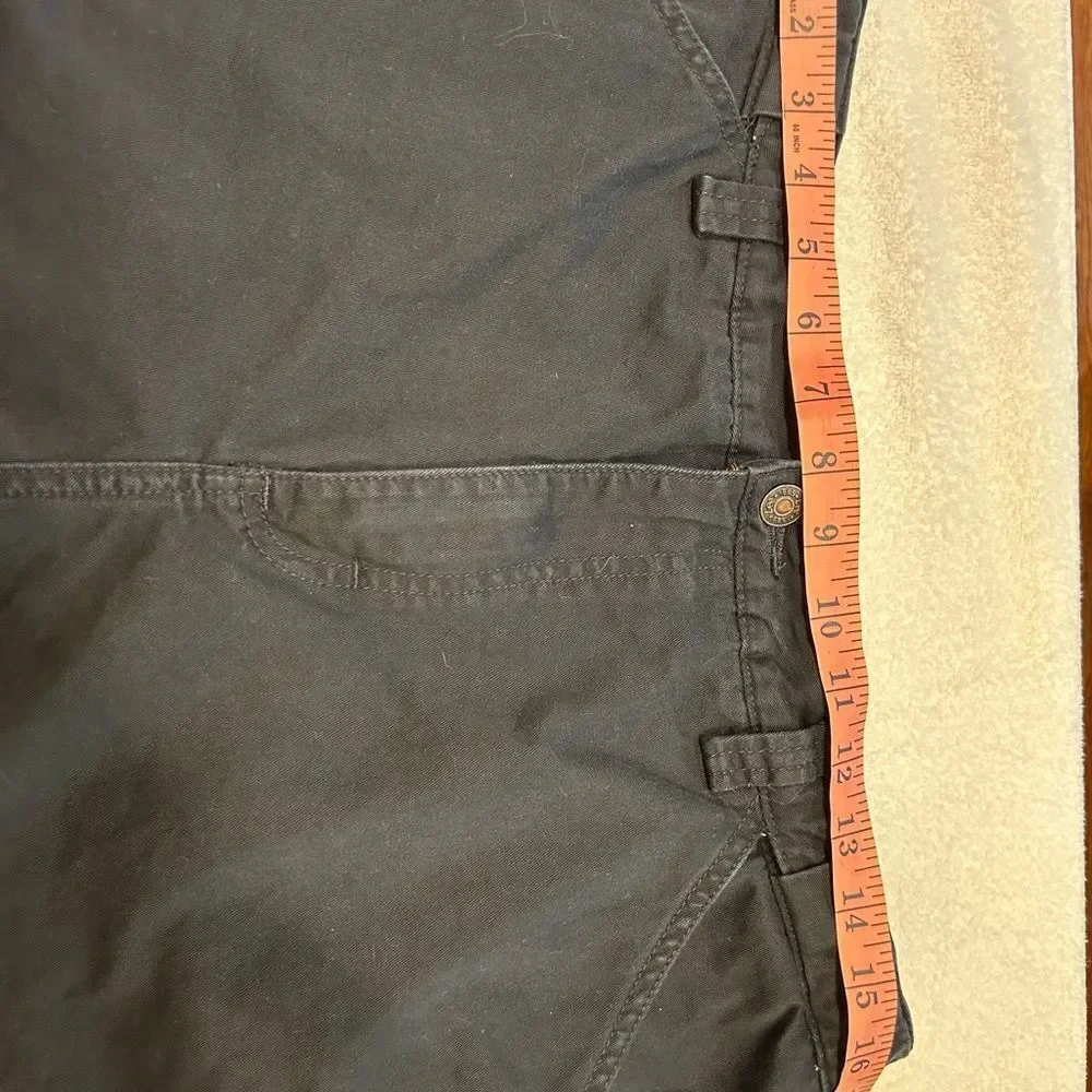 Lee Navy blue Flat Front Shorts Casual Style size 14